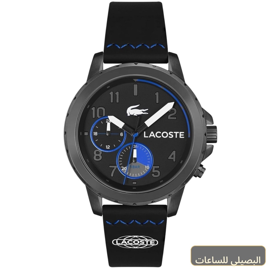[56913] ساعة لاكوست انديورانس رجالي بسوار سيليكون أزرق 2011206