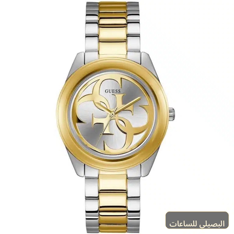 ساعة جيس جي تويست للنساء W1082L5 بسوار ستانلس ستيل فضي وذهبي
