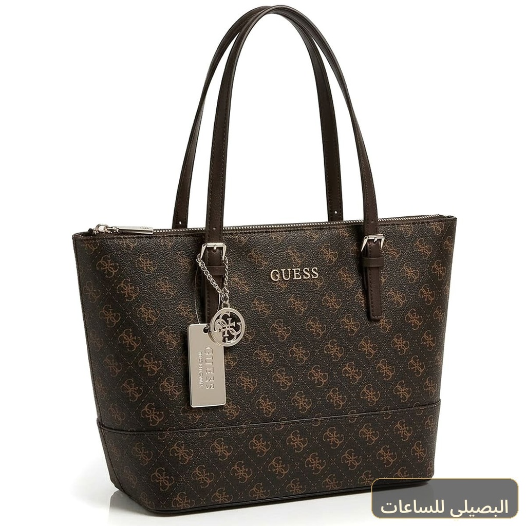 حقائب كتف نسائية بنية اللون من جيس Guess