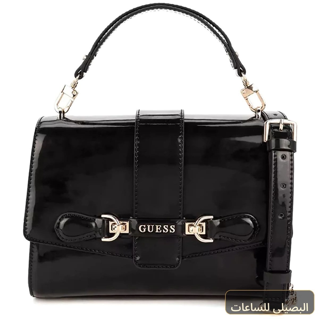 [Z2057] حقيبة كروس بودي سوداء من جيس Guess للنساء Hwpg9500200