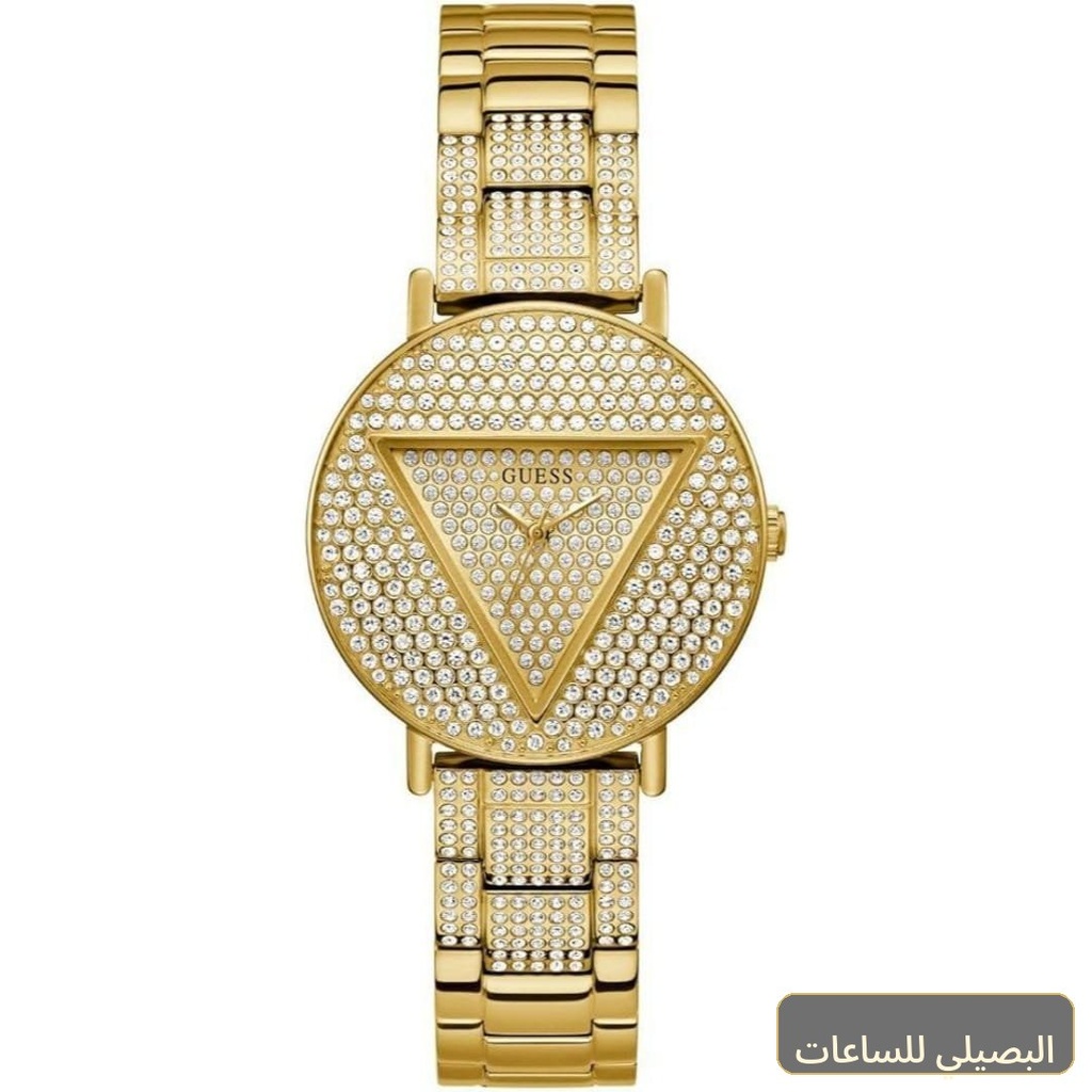 ساعة جيس تريند للسيدات GW0512L2 بسوار ومينا باللون الذهبي