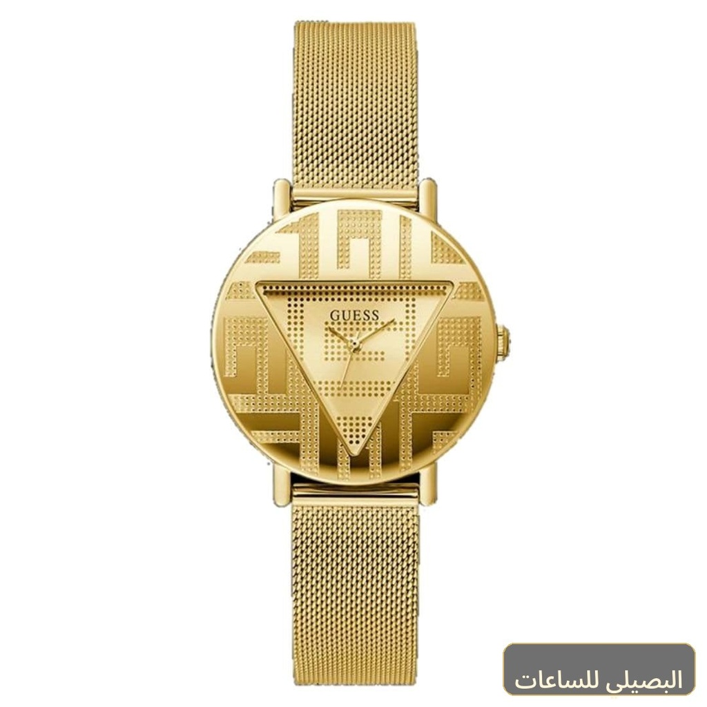 ساعة جيس ايكونيك للنساء GW0527L2 بسوار ستانلس ستيل ذهبي