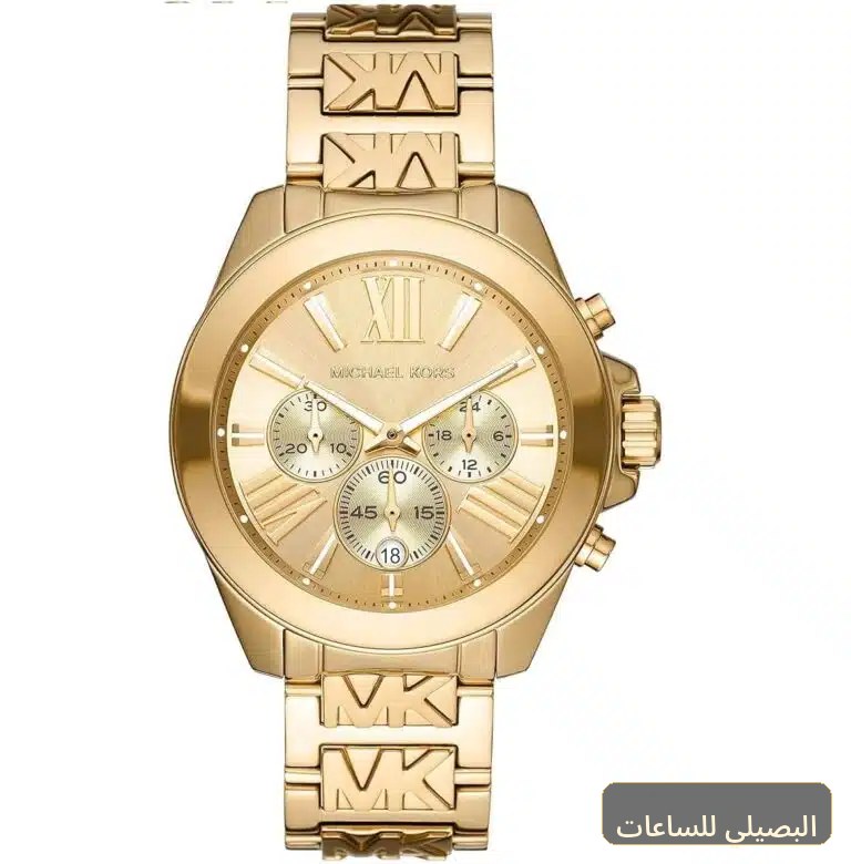 ساعة مايكل كورس للنساء MK6952 بسوار ومينا باللون الذهبي