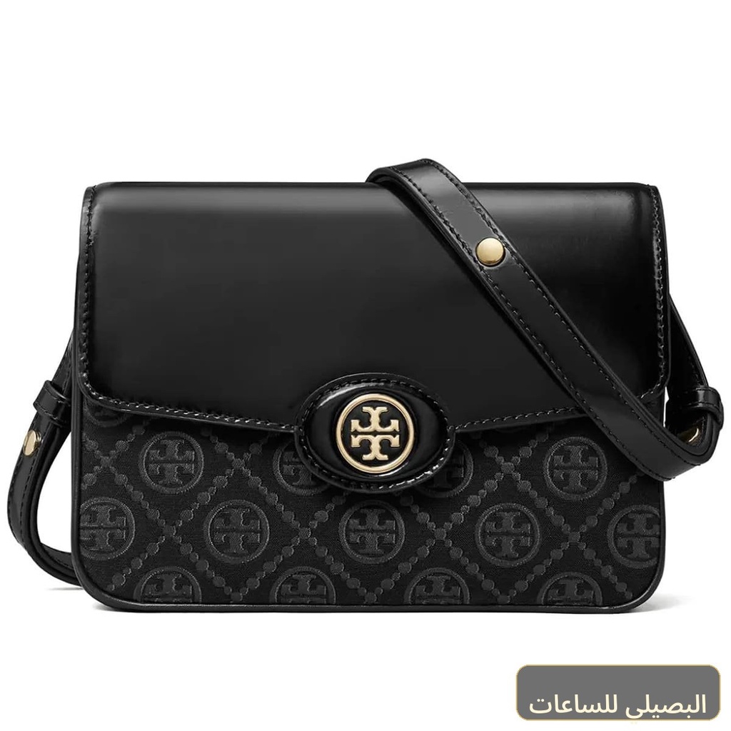 [Z4512] حقيبة كتف نسائية سوداء من توري بورش 152305 001