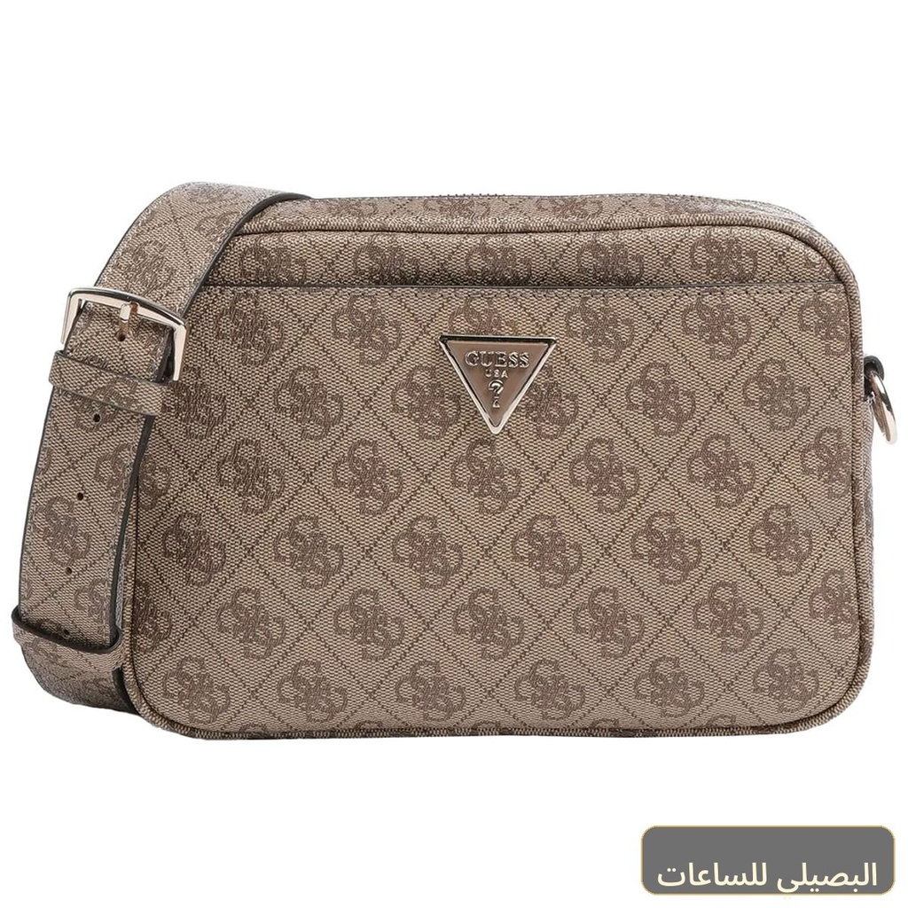 حقيبة كروس بودي نسائية من جيس Guess بلون بني لاتيه ، موديل Hwsg87 78140