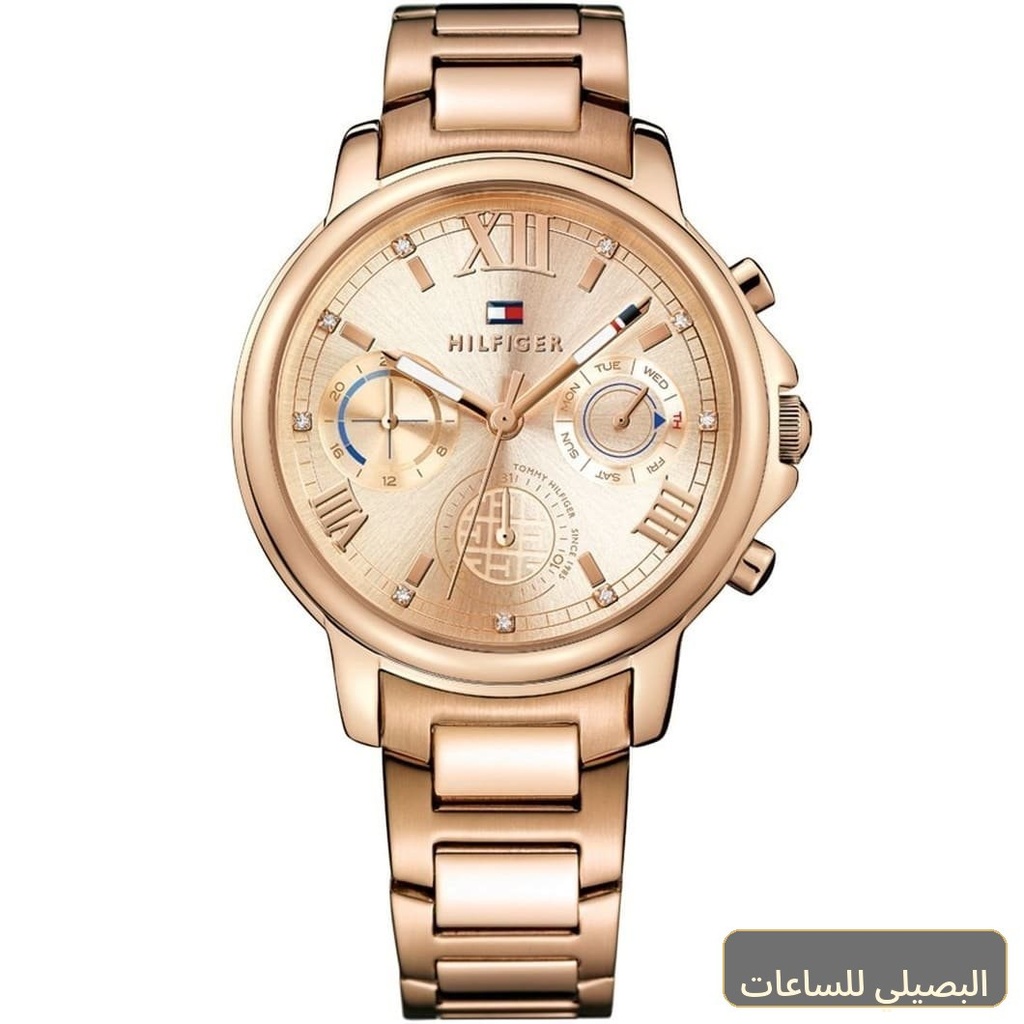 ساعة تومي هيلفيغر كلوديا للنساء 1781743 نحاسية ستانلس ستيل