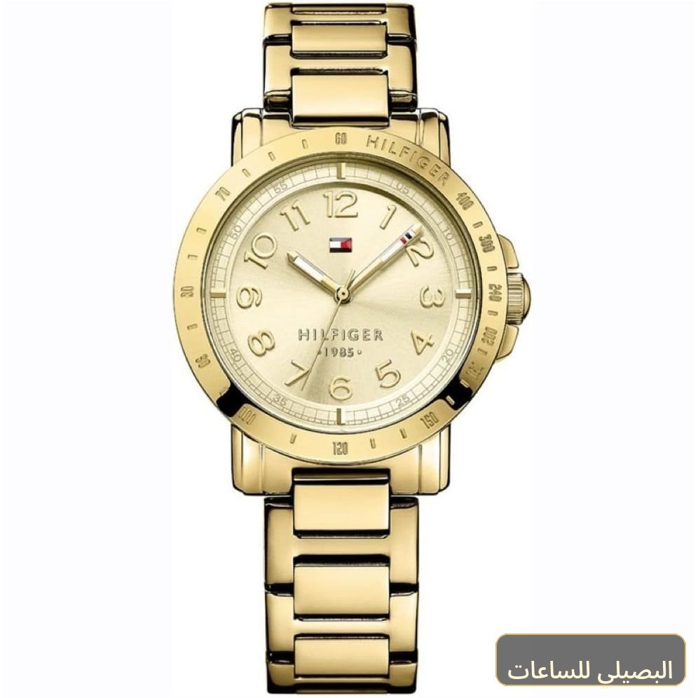 [45905] ساعة تومي هيلفيغر ليف للنساء 1781395 ذهبية ستانلس ستيل