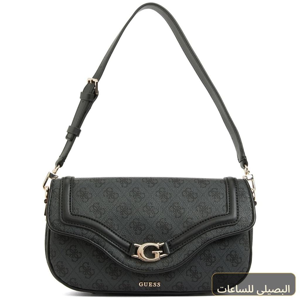 حقيبة كروسبودي Guess نسائية سوداء بشعار من جيس Hwsg7993790 Clo