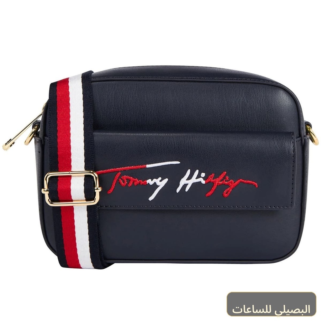 حقيبة كروسبودي نسائية زرقاء من تومي هيلفيغر Aw0Aw11073 Dw5