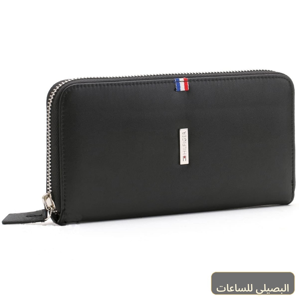 [44637] محفظة تومي هيلفيغر للجنسين بتصميم عصري وعملي