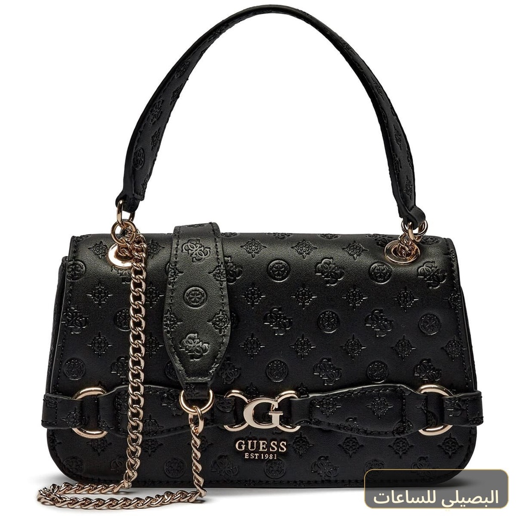 حقيبة كروس بودي سوداء من جيس Guess للنساء Hwpg9336210