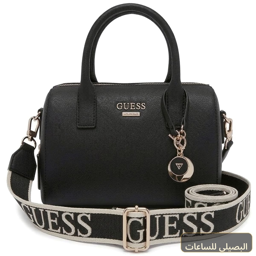 حقيبة كروس بودي سوداء من جيس Guess للنساء ، موديل SF943608