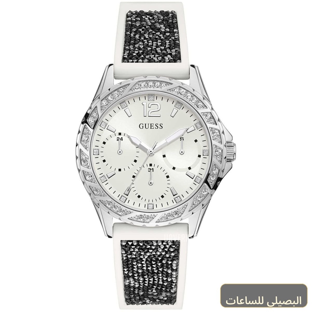 [W1096L1] ساعة جيس سويرل للنساء W1096L1 بسوار مطاط أبيض