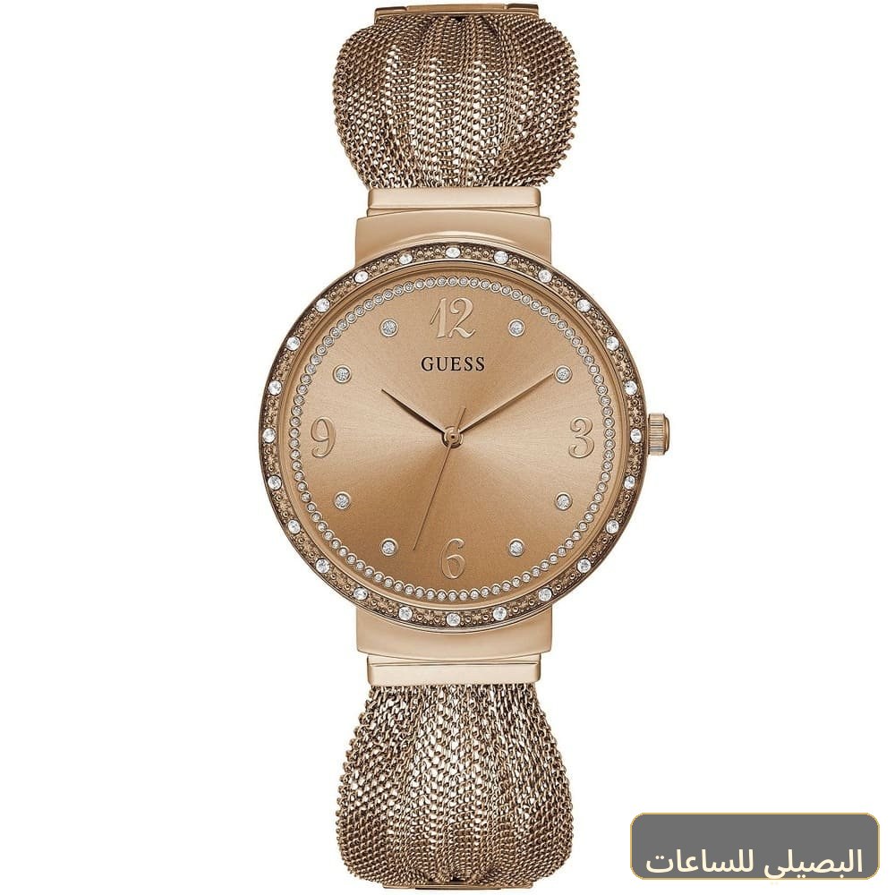 ساعة جيس شيفون للنساء W1083L3 بسوار ستانلس ستيل نحاسي