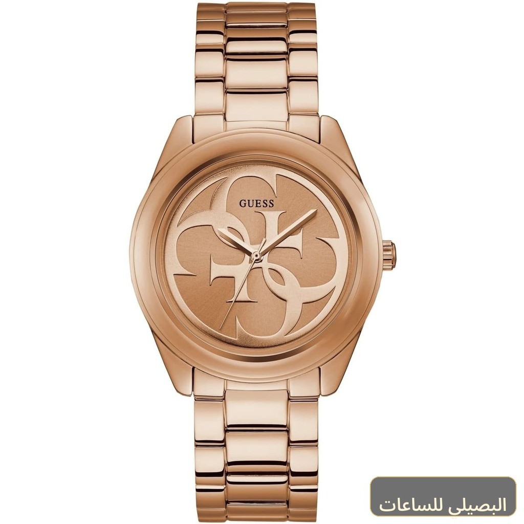 ساعة جيس جي تويست للنساء W1082L3 بسوار ستانلس ستيل نحاسي