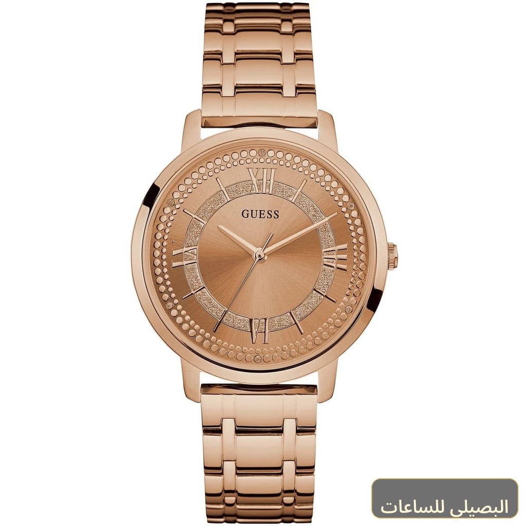 ساعة جيس مونتوك للنساء W0933L3 بسوار ستانلس ستيل نحاسي