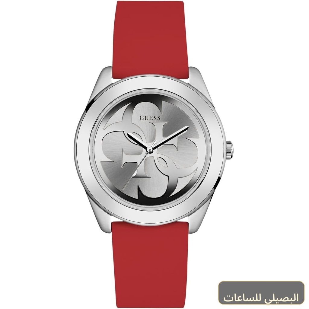 [W0911L9] ساعة جيس جي تويست للنساء W0911L9 بسوار مطاطي أحمر