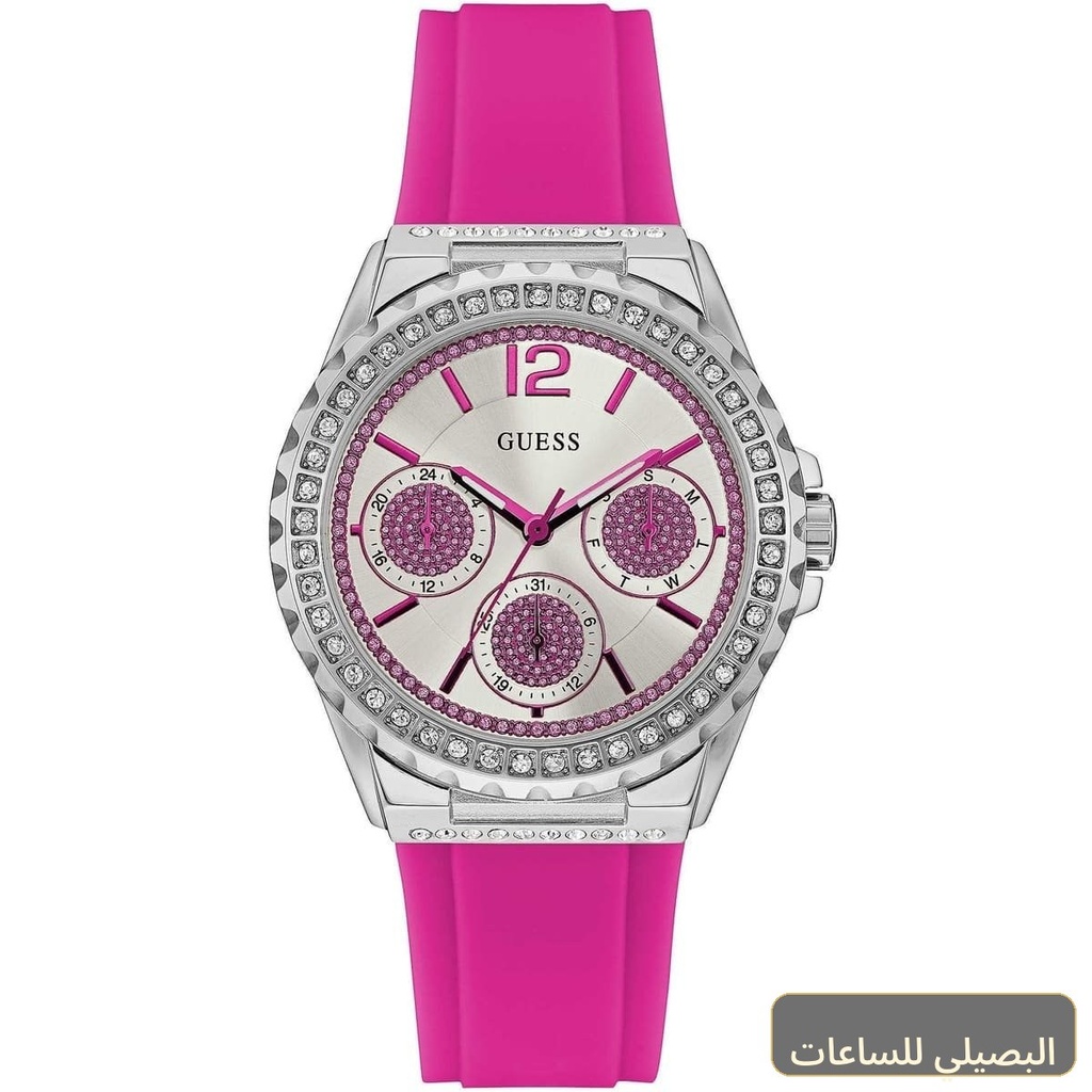 [W0846L2] ساعة جيس ستار لايت للنساء W0846L2 بسوار مطاطي وردي