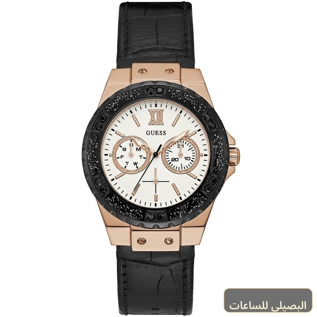 [W0775L9] ساعة جيس لايم لايت للنساء W0775L9 بسوار جلد أسود
