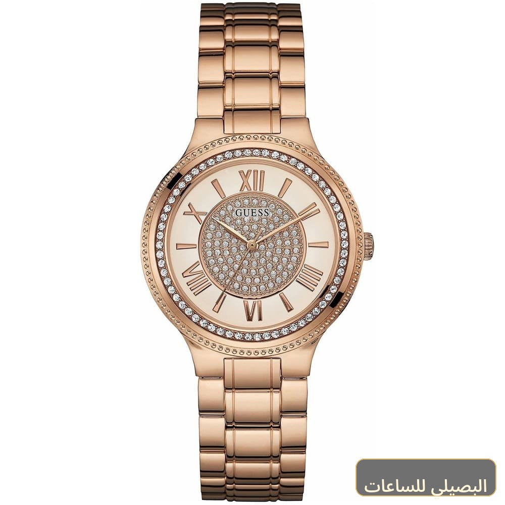 ساعة جيس ماديسون للنساء W0637L3 بسوار ستانلس ستيل لون نحاسي