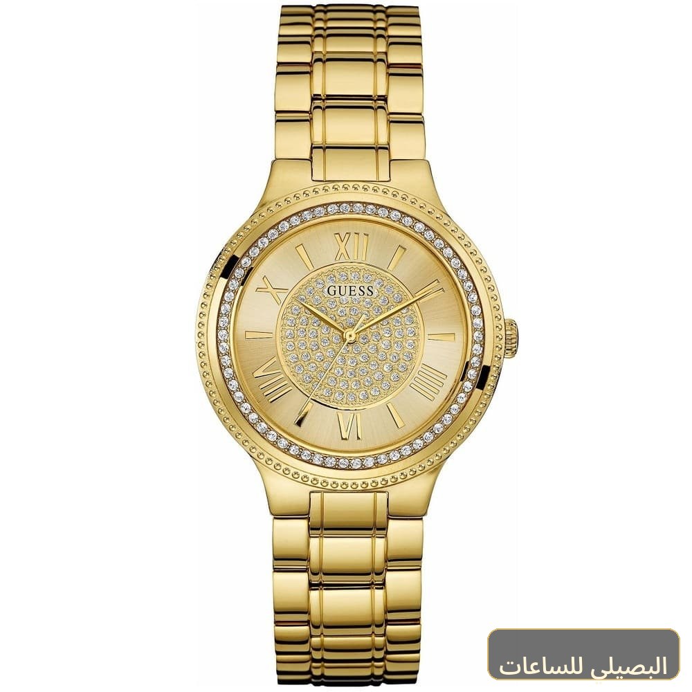 ساعة جيس ماديسون للنساء W0637L2 بسوار ستانلس ستيل ذهبي