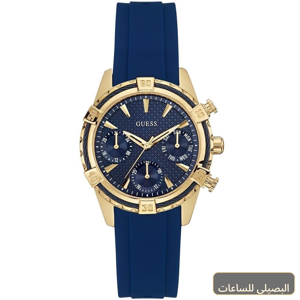 [W0562L2] ساعة جيس كاتالينا للنساء W0562L2 بسوار مطاطي أزرق