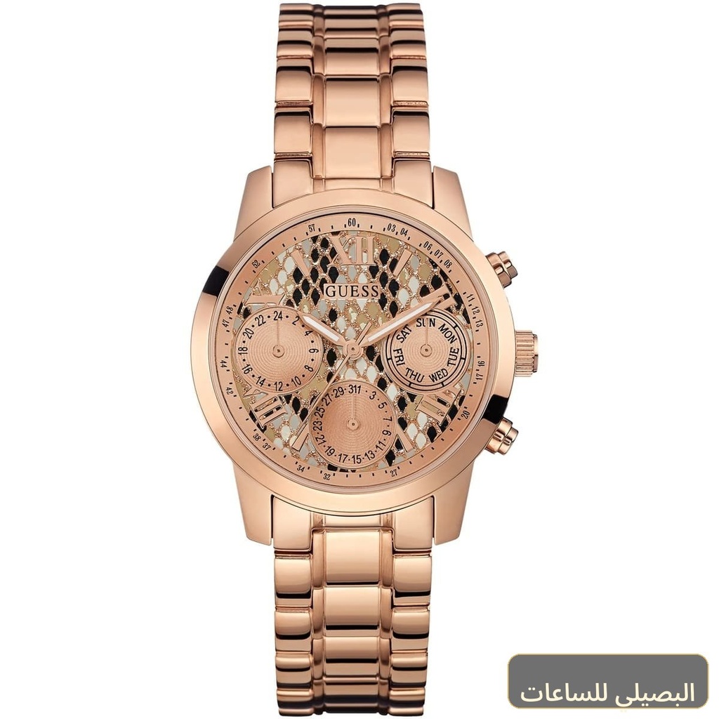 ساعة جيس ميني صن رايز للنساء W0448L9 بسوار ستانلس ستيل نحاسي