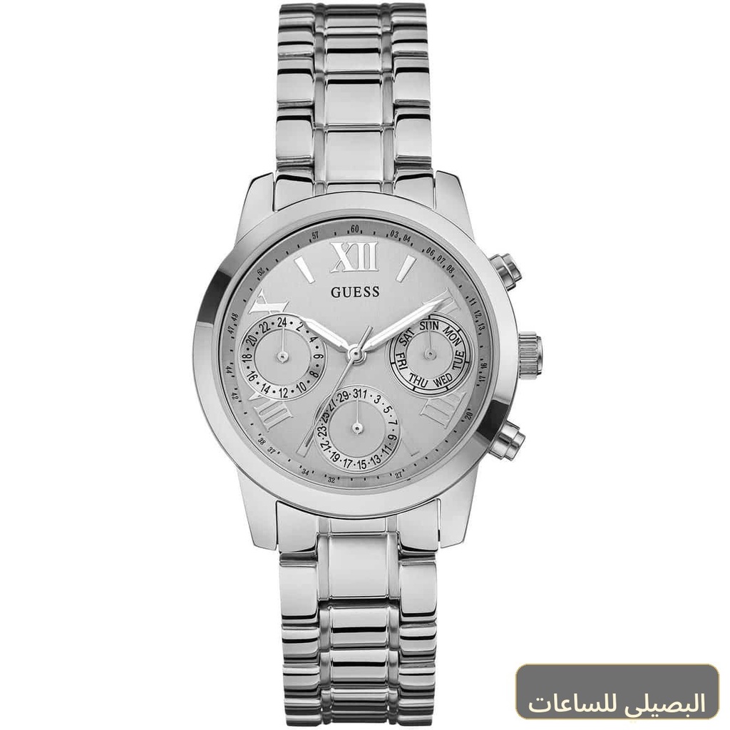 ساعة جيس ميني صن رايز للنساء W0448L1 بسوار ستانلس ستيل فضي