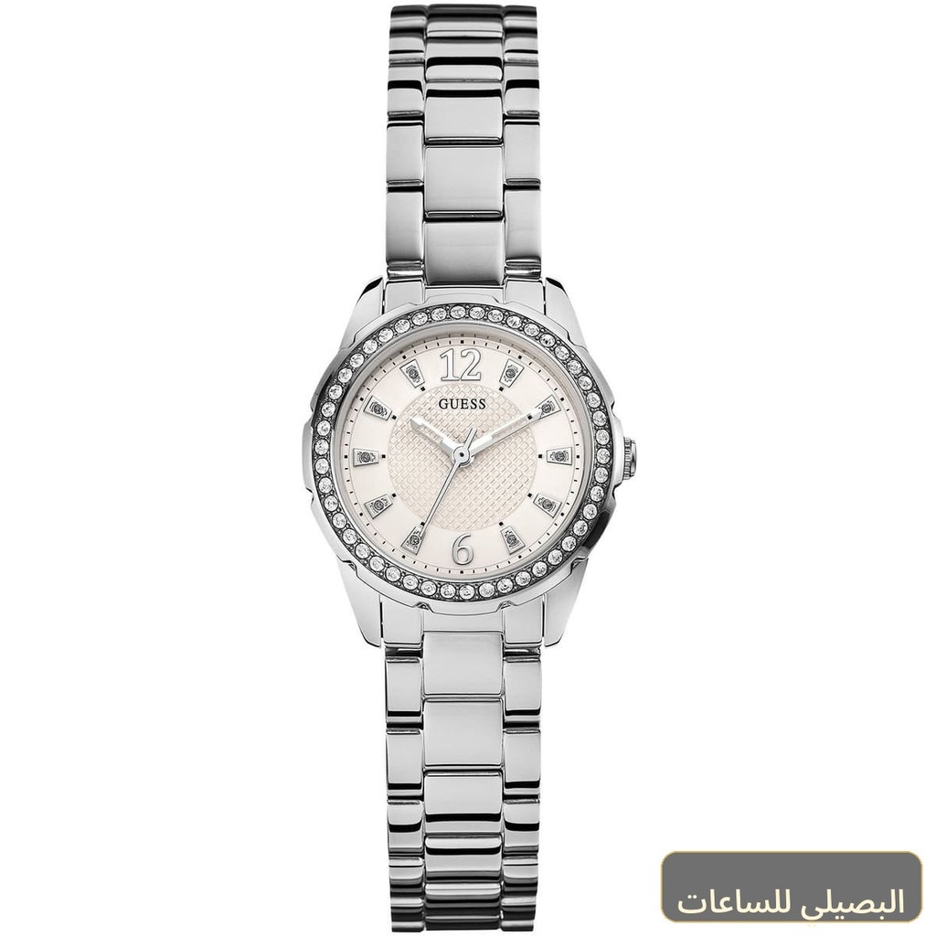 ساعة جيس ديزاير للنساء W0445L1 بسوار ستانلس ستيل فضي