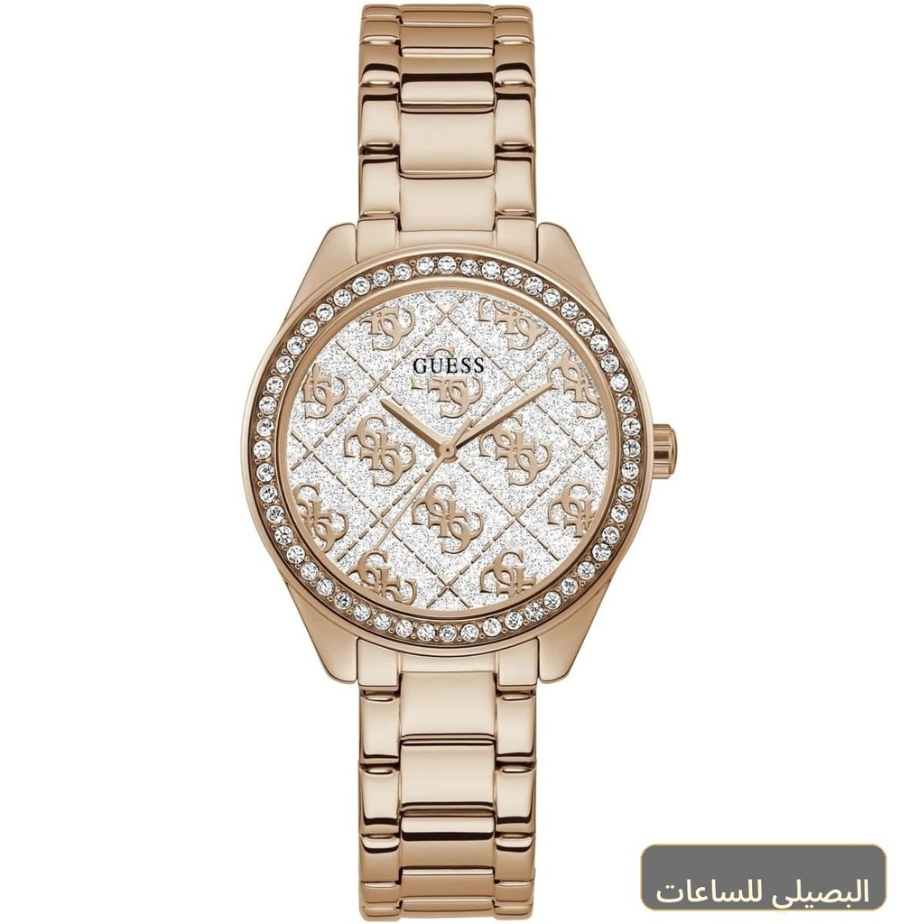ساعة جيس شوجر للنساء GW0001L3 بسوار ستانلس ستيل نحاسي