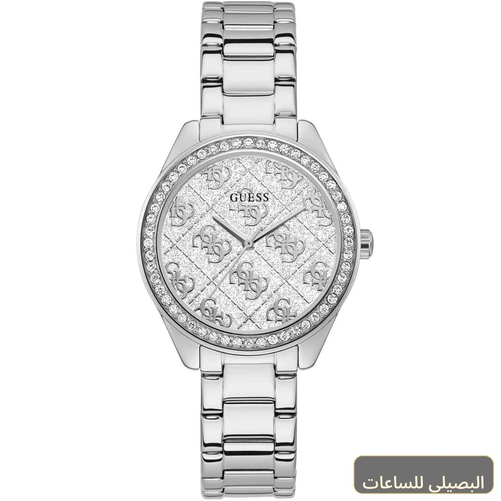 [GW0001L1] ساعة جيس شوجر للنساء GW0001L1 بسوار ستانلس ستيل فضي