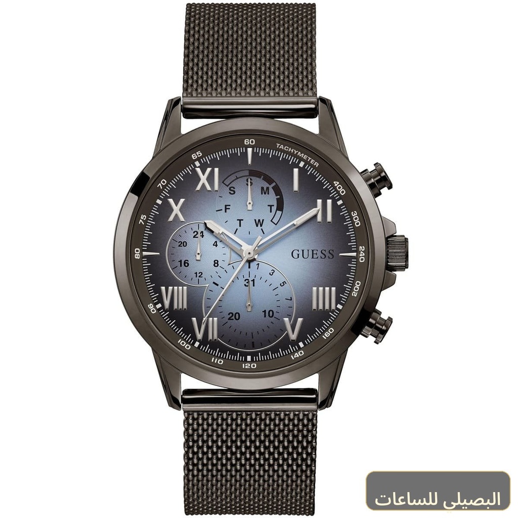 ساعة جيس بورتر للرجال W1310G3 بميناء أزرق وسوار أسود