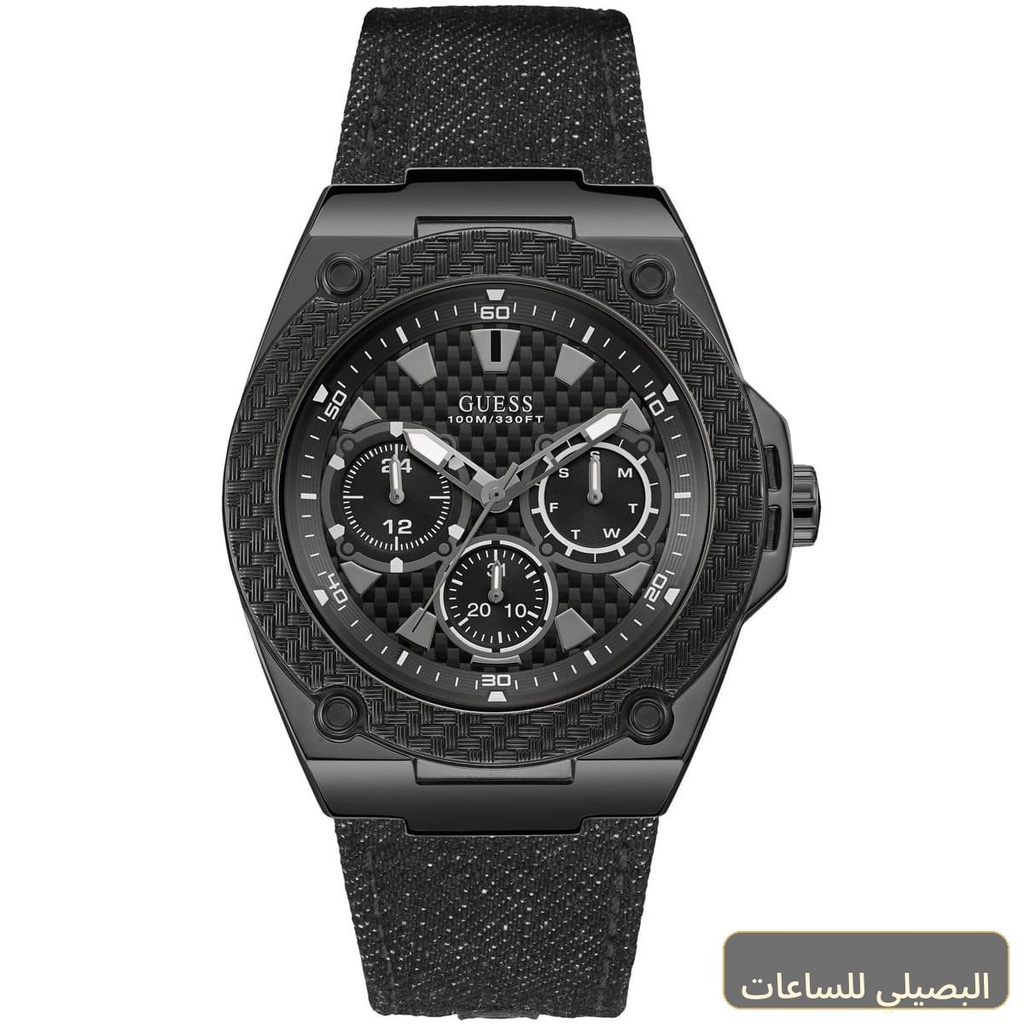 [W1058G3] ساعة جيس ليجاسي للرجال W1058G3 بسير جينز أسود وميناء أسود