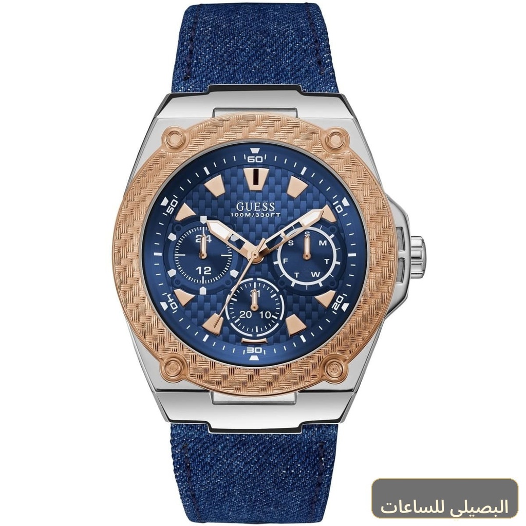 [W1058G1] ساعة جيس ليجاسي للرجال W1058G1 بمينا أزرق وسير جينز أزرق