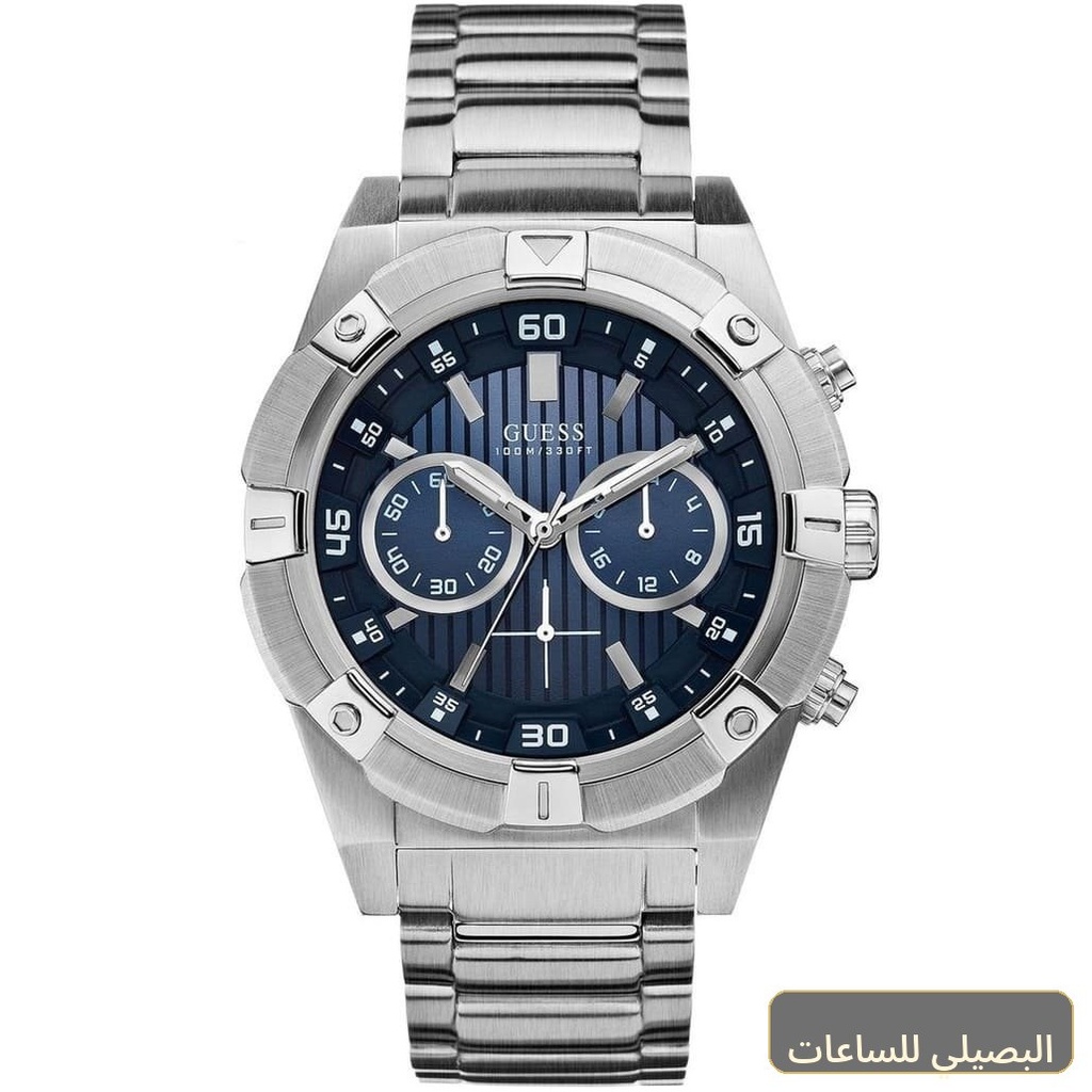 [W0377G2] ساعة جيس جولت للرجال W0377G2 بمينا أزرق وسوار فضي