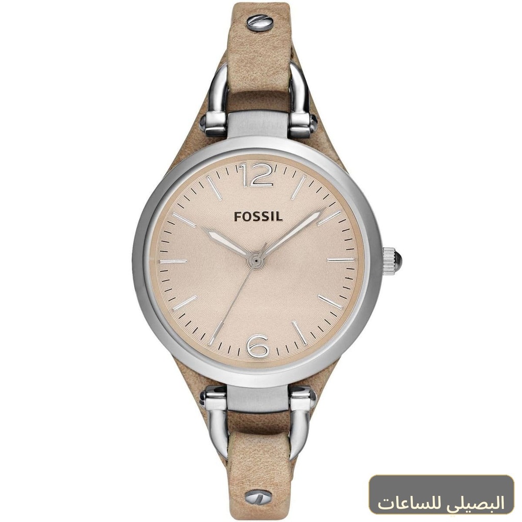 [ES2830] ساعة فوسيل جورجيا للنساء ES2830 بسير جلد بني