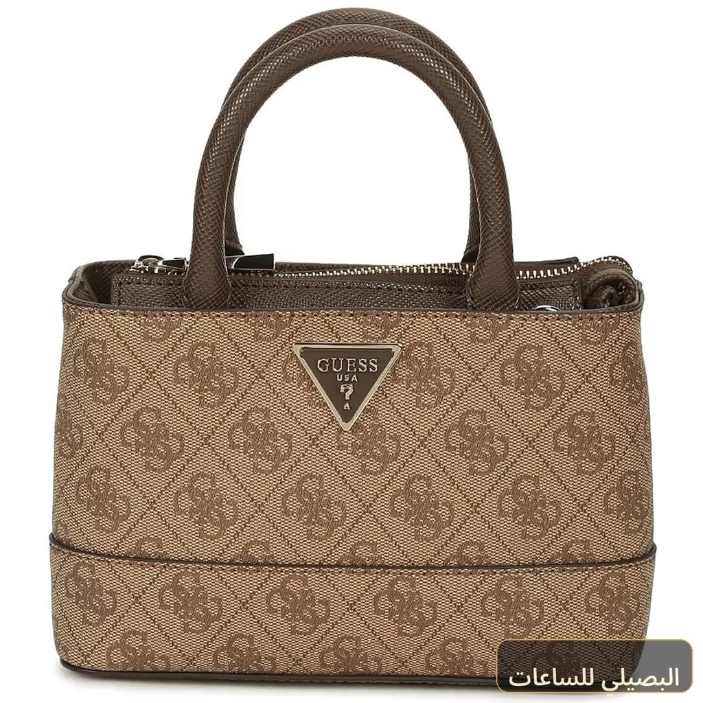 حقيبة يد نسائية من جيس بلون بني لاتيه جلد طبيعي