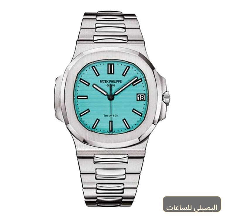 [PTKM-27308] ساعة باتيك فيليب أوتوماتيك بسوار معدني فضي ومينا أزرق