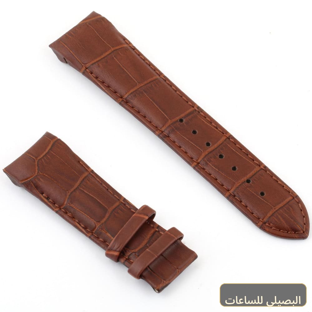 [st505] استيك ساعة تيسوت بلون بنى من الجلد