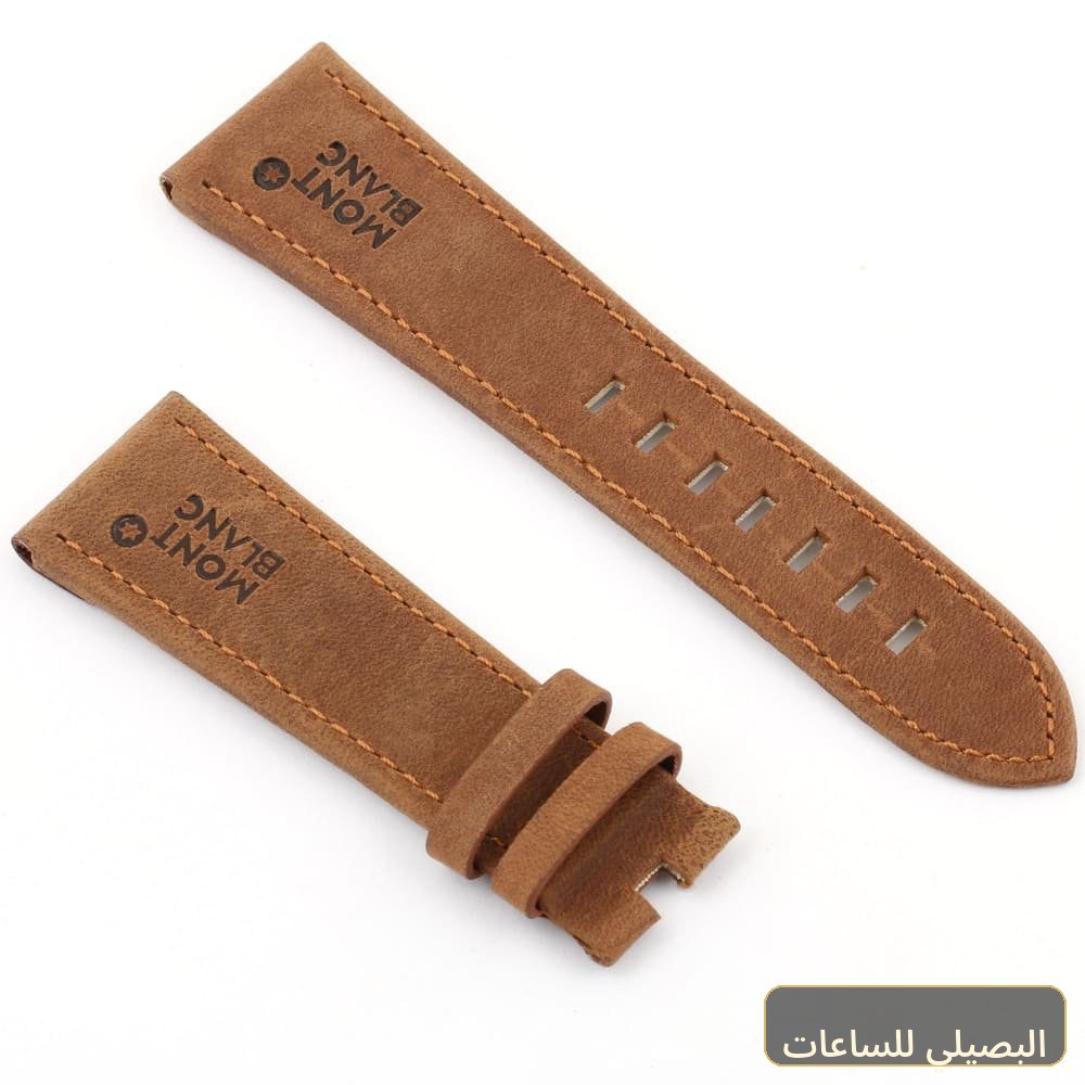 استيك ساعة مونت بلانك بلون بنى شمواة