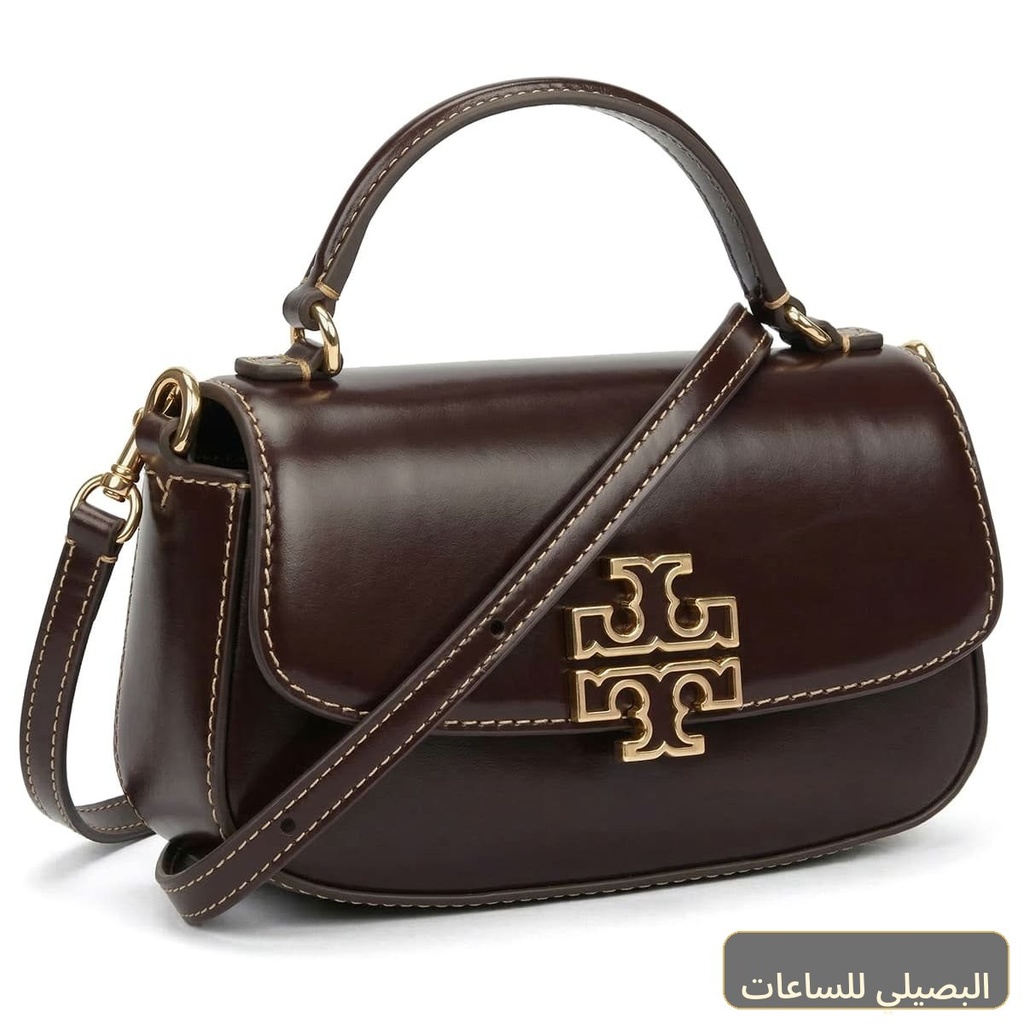 [Z4514] حقيبة كروسبودي نسائية من توري بورش باللون البني جلد طبيعي