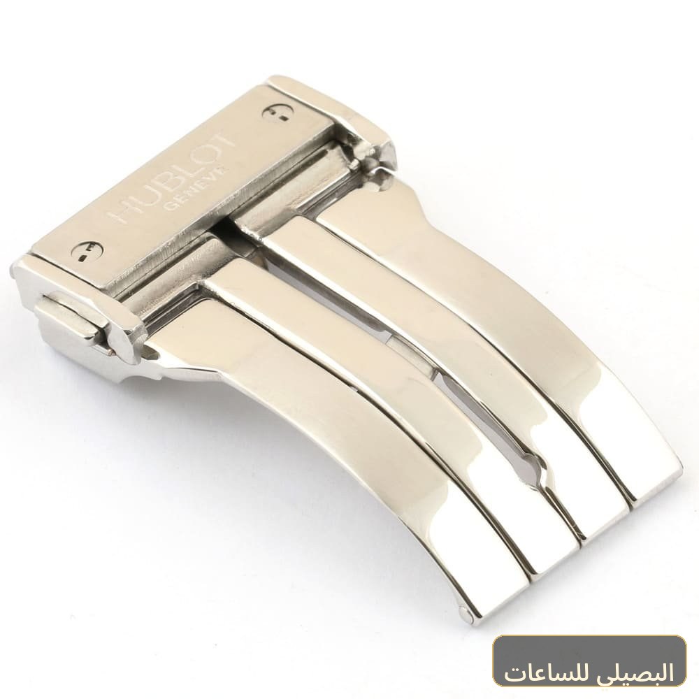 إبزيم ساعة هابلوت من الستانليستيل بلون فضى