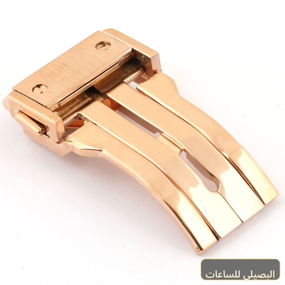 إبزيم ساعة هابلوت من الستانليستيل بلون نحاسى