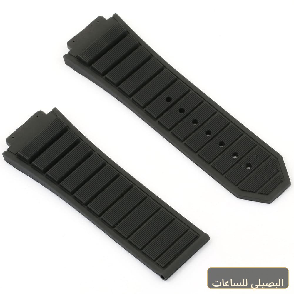 استيك ساعة هابلوت بلون اسود من المطاط