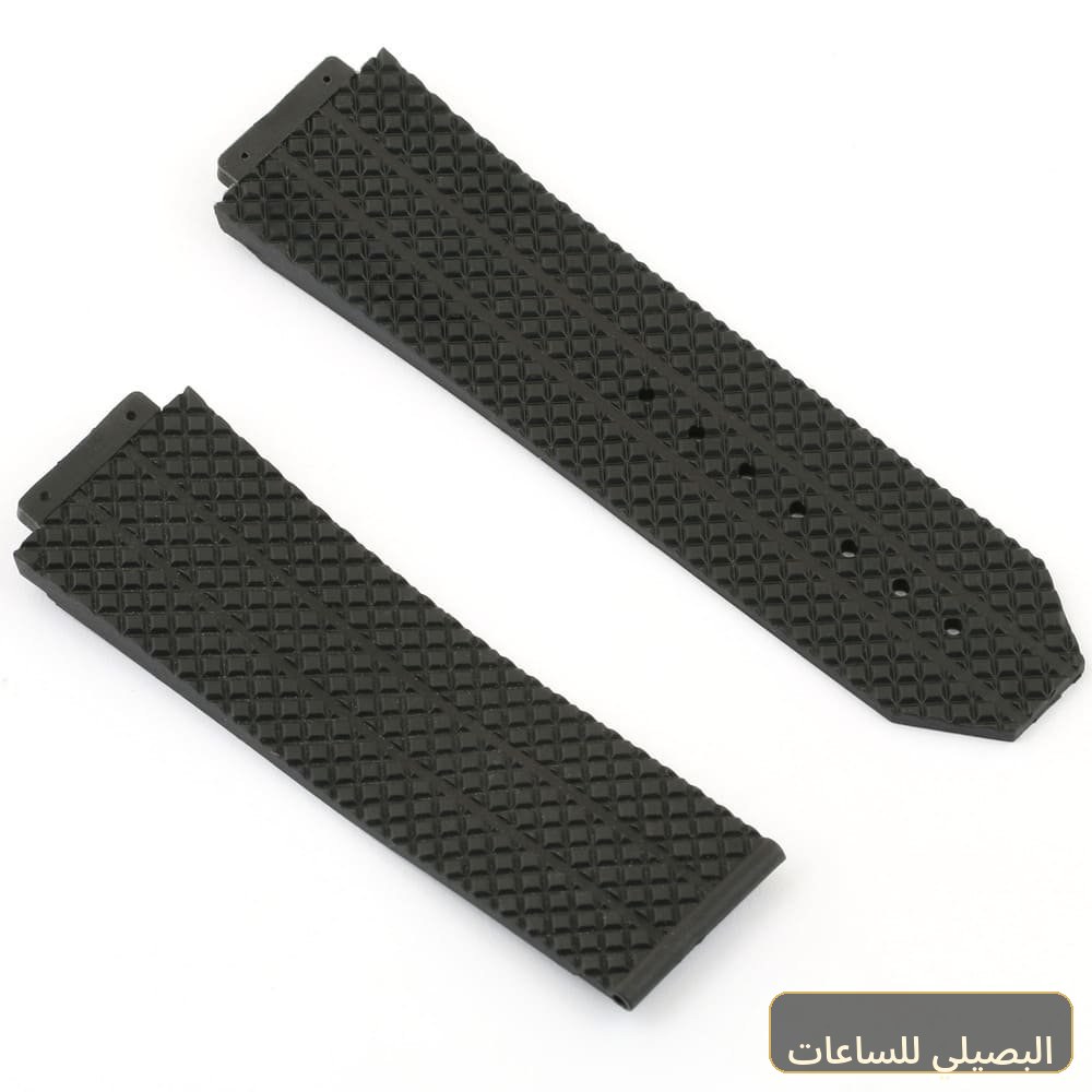استيك ساعة هابلوت بلون اسود من المطاط