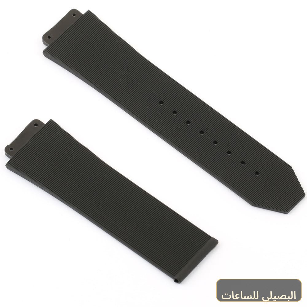 استيك ساعة هابلوت بلون اسود من المطاط
