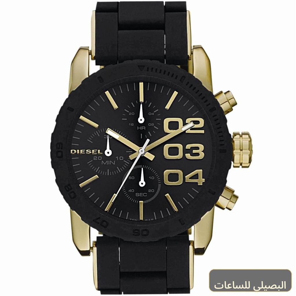 [a8d42ed60064] ساعة ديزل للرجال فرانشايز DZ5322 بسير معدن أسود