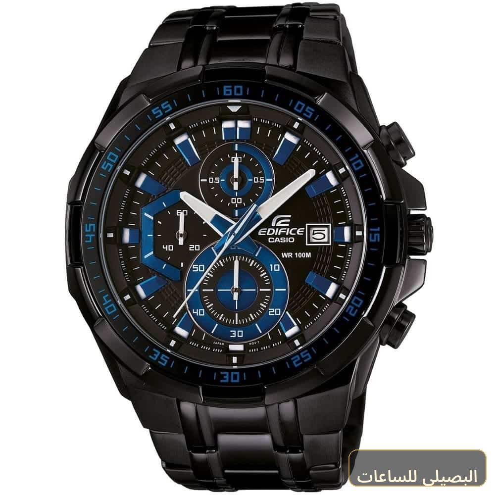 [CSIM-10442] ساعة كاسيو اديفيس للرجال EFR-539BK-1A2V ستانلس ستيل أسود