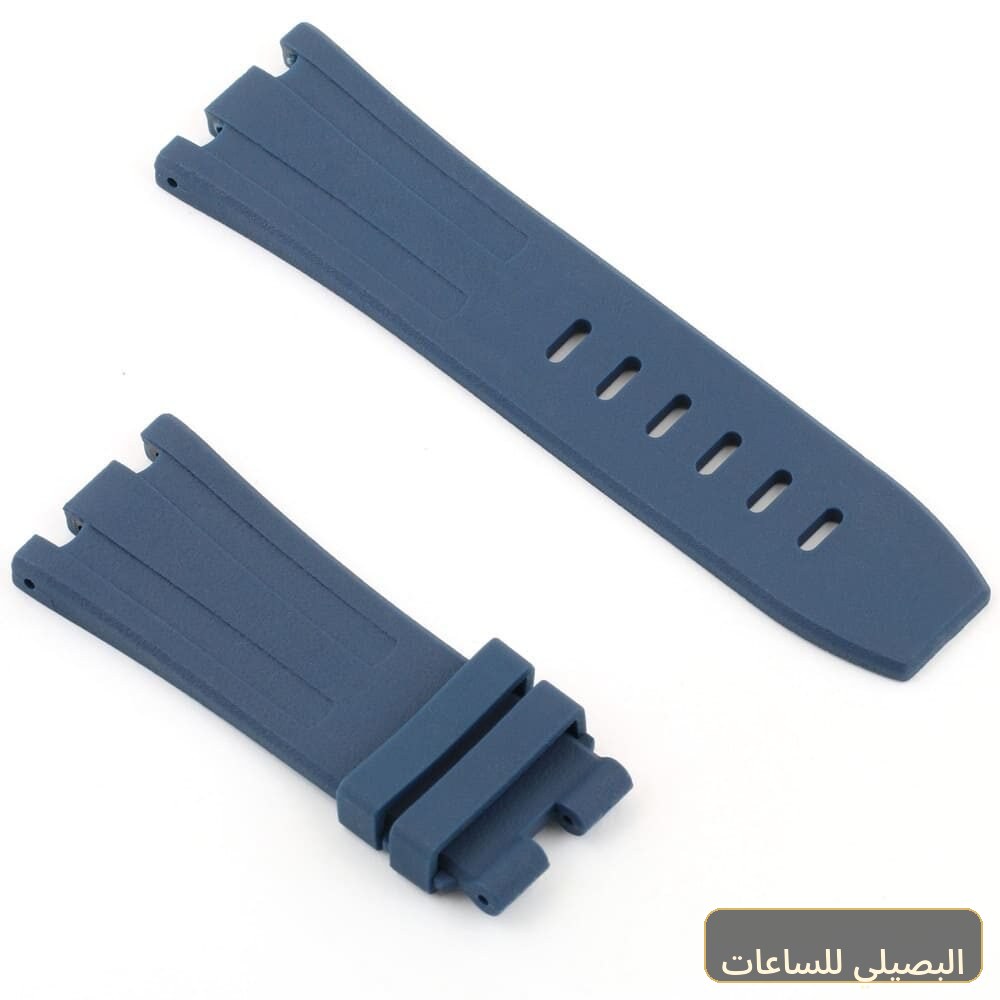 استيك ساعة اوديمار بيجيه بلون ازرق من المطاط
