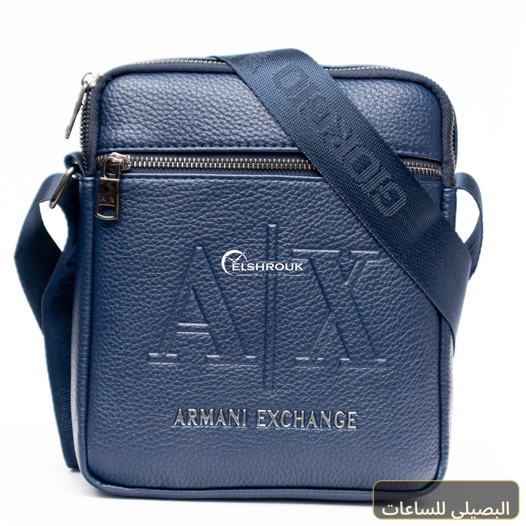 شنطة A/X للرجال بلون ازرق